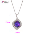 XN4729- imitation jewelry Crystals from Swarovski, single stone violet pendants